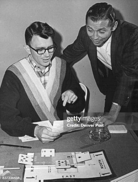 Seated, left - Peter Rank, Standing, right - Barry Crane Credit: Denver Post