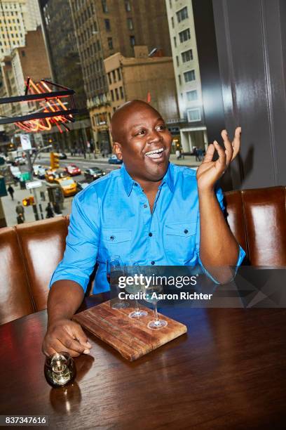 Actor Tituss Burgess is photographed for Entertainment Weekly Magazine on April 26, 2017 at the Wayfarer in New York City. PUBLISHED IMAGE.