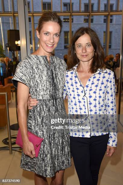 Lisa Martinek and Inka Friedrich during the UFA Filmnaechte Berlin Reception on August 22, 2015 in Berlin, Germany.