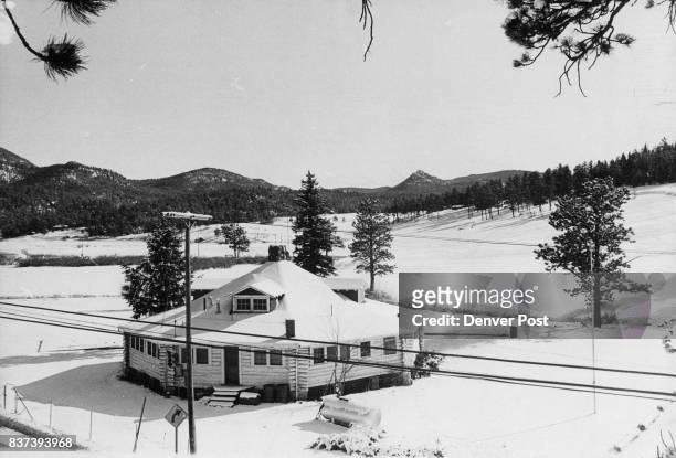 The old clubhouse at the Evergreen Municipal Golf Course along Colorado 74 overlooks proposed site of cross-country and biathalon ski runs for the...