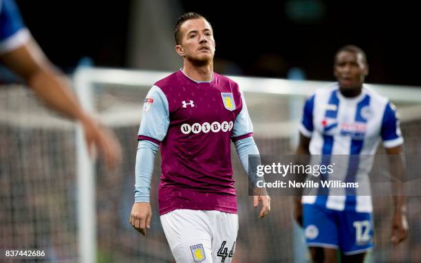 Ross McCormack of Aston Villa during the Carabao Cup Second Round match between Aston Villa and Wigan Athletic at the Villa Park on August 22, 2017...