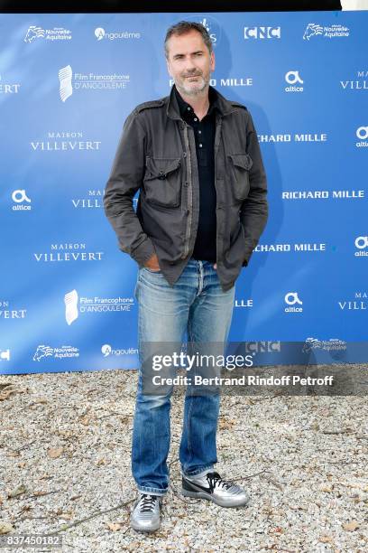 Director Xavier Giannoli attends the 10th Angouleme French-Speaking Film Festival : Day One on August 22, 2017 in Angouleme, France.