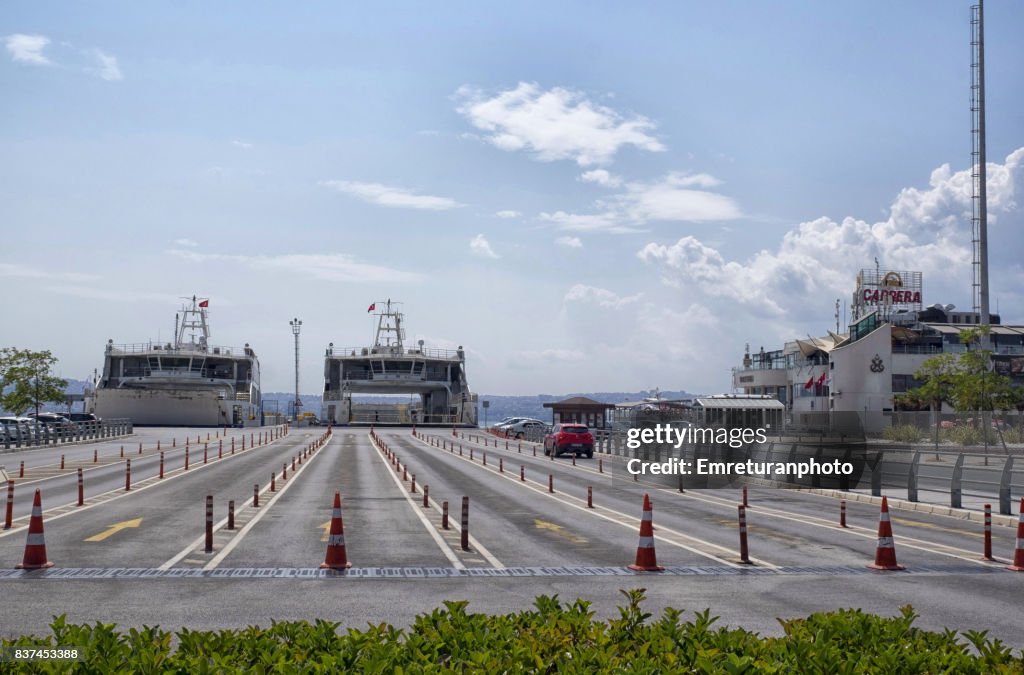 Bostanli ferry terminal view ,Karsiyaka,Izmir.