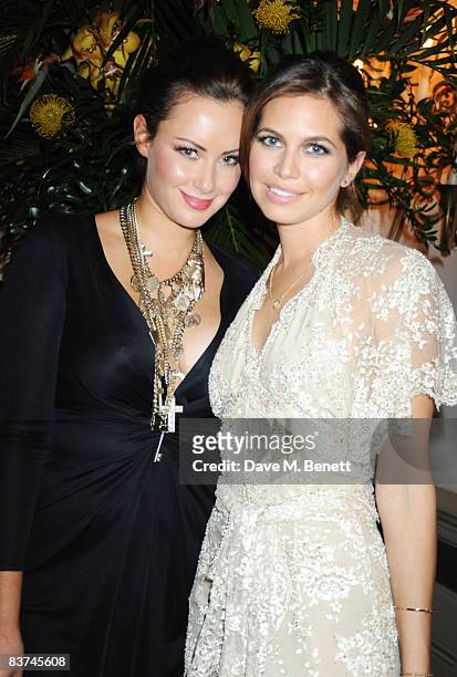 Camilla Al Fayed and Daria Zhukova attend the Chaos Point Gala Dinner where Vivienne Westwood will present her Gold Label Collection in collaboration...