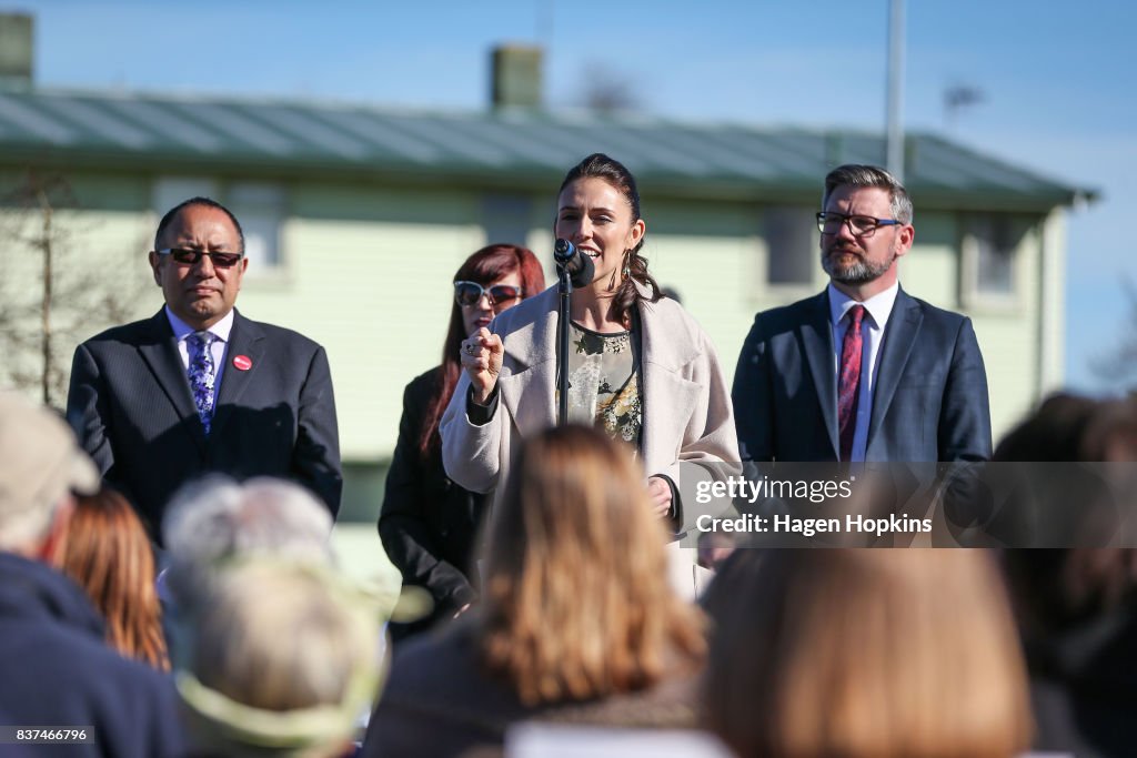 Jacinda Ardern Outlines Labour Plan For NZ Housing Crisis