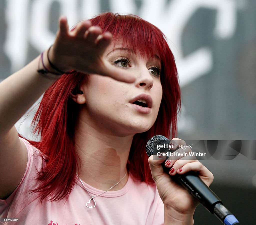 Paramore Topic Singer Hayley Williams appears at the