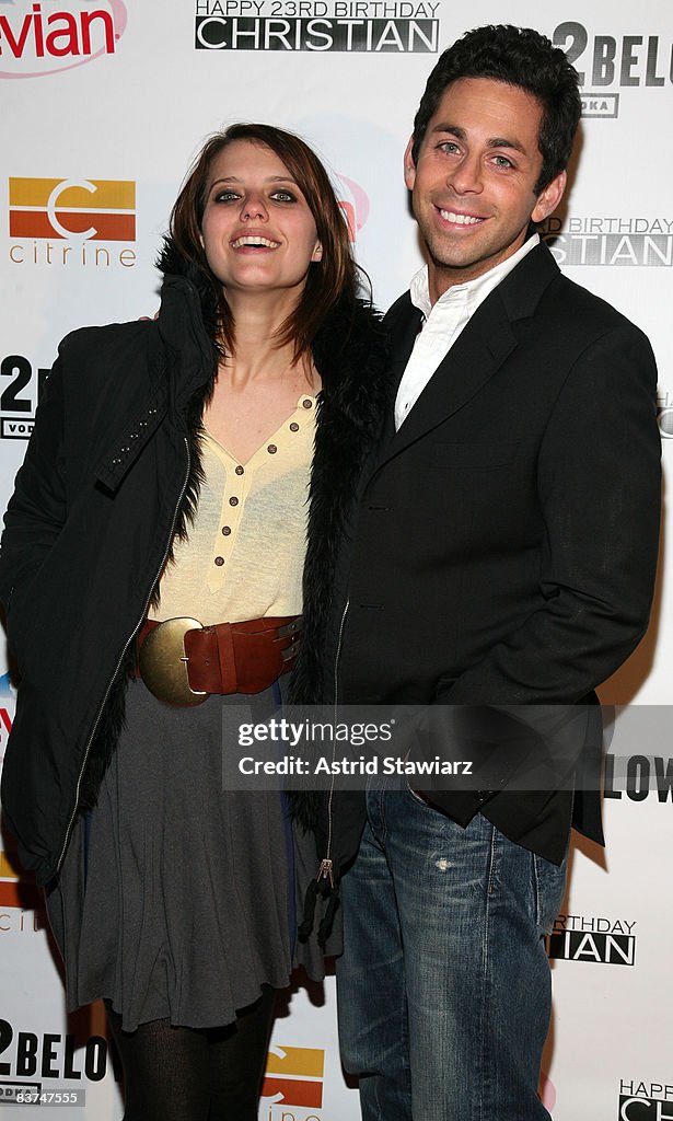David Rodolitz Kim Stolz and David Rodolitz attends Christian Siriano's Surprise ...