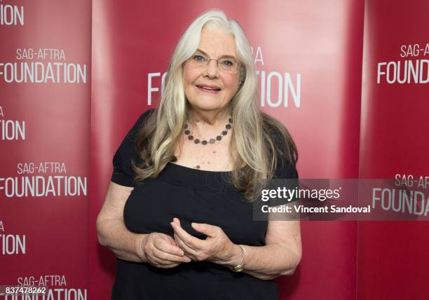 Actress Lois Smith attneds SAG-AFTRA Foundation Conversations with "Marjorie Prime" at SAG-AFTRA Foundation Screening Room on August 22, 2017 in Los...