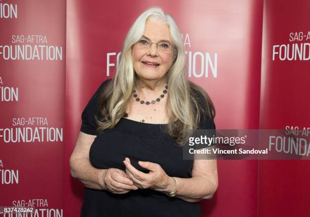 Actress Lois Smith attneds SAG-AFTRA Foundation Conversations with "Marjorie Prime" at SAG-AFTRA Foundation Screening Room on August 22, 2017 in Los...