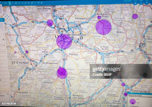 Reportage, Sustainable Development and Energy Ministry provides surveillance and information on air quality, Auvergne-Rhªne-Alpes area of France. A...