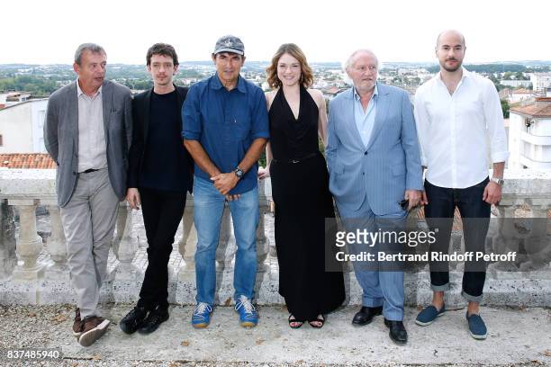 Team of the movie : Actors Pierre Lemaitre, Nahuel Perez Biscayart, Director Albert Dupontel, actors Emilie Dequenne, Niels Arestrup and Kyan...