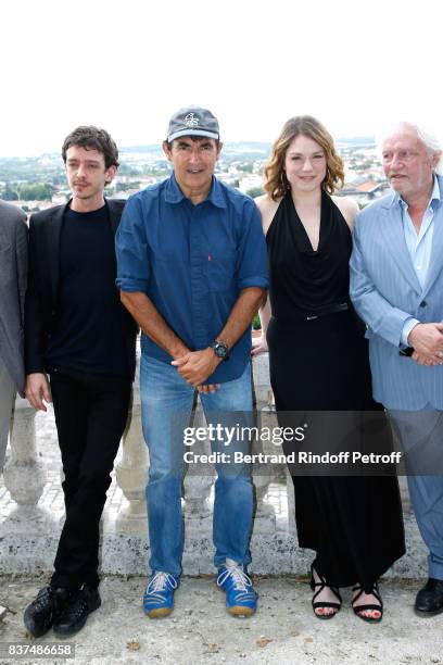 Team of the movie : Actors Nahuel Perez Biscayart, Director Albert Dupontel, actors Emilie Dequenne and Niels Arestrup attend the 10th Angouleme...