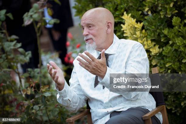 John Malkovich attends the Jury photocall during the 10th Angouleme French-Speaking Film Festival on August 22, 2017 in Angouleme, France.