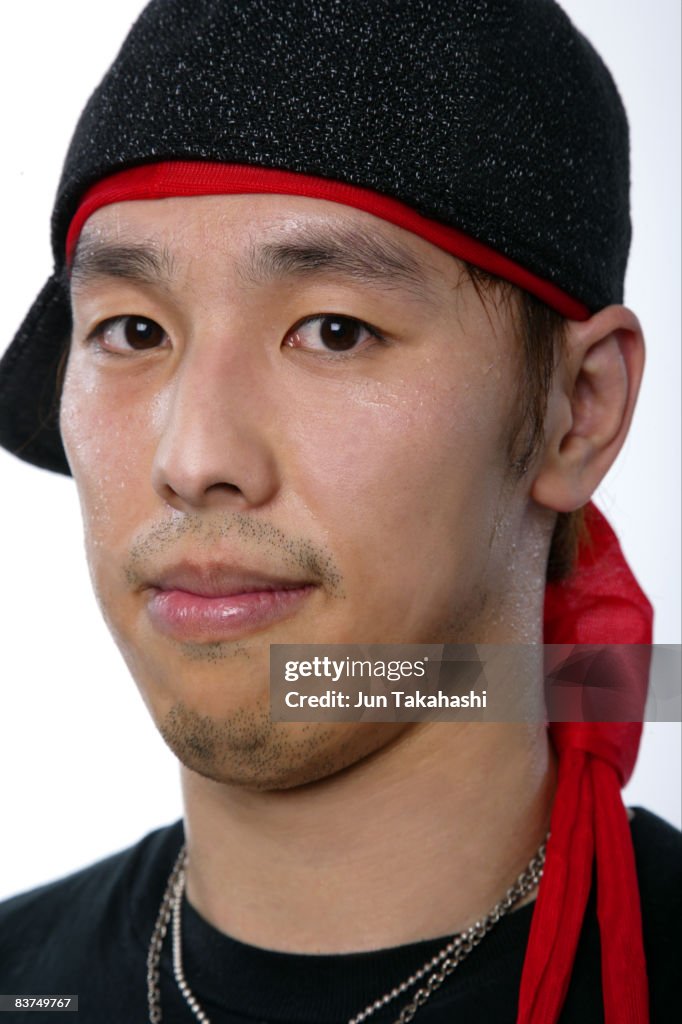 Japanese young man swearing.