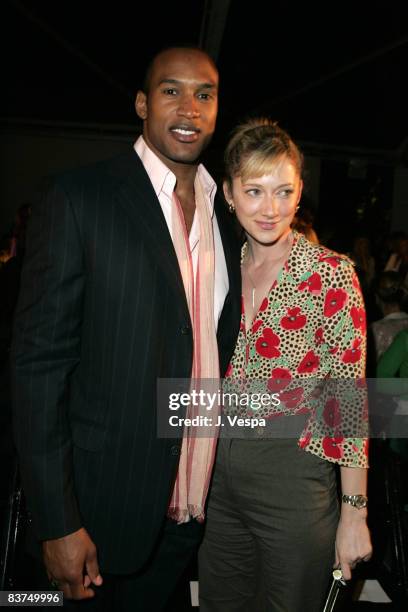 Henry Simmons and Judy Greer