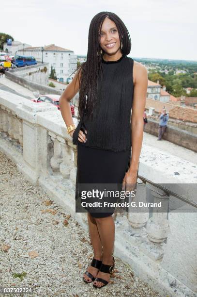 Stefi Celma attends the Jury photocall during the 10th Angouleme French-Speaking Film Festival on August 22, 2017 in Angouleme, France.
