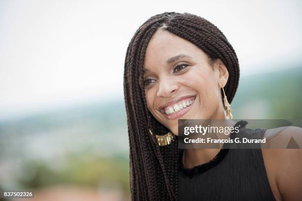 Stefi Celma attends the Jury photocall during the 10th Angouleme French-Speaking Film Festival on August 22, 2017 in Angouleme, France.