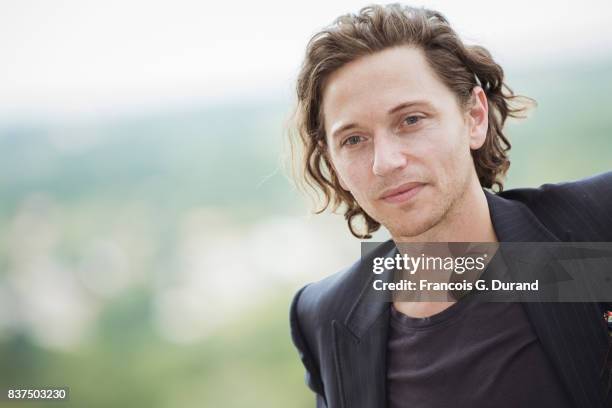 Singer Raphael attends the Jury photocall during the 10th Angouleme French-Speaking Film Festival on August 22, 2017 in Angouleme, France.