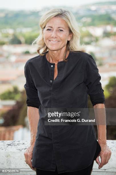Claire Chazal attends the Jury photocall during the 10th Angouleme French-Speaking Film Festival on August 22, 2017 in Angouleme, France.