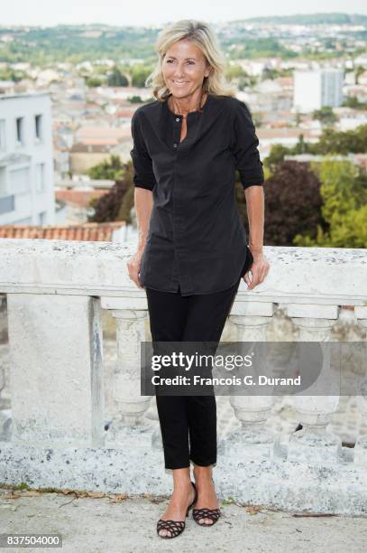 Claire Chazal attends the Jury photocall during the 10th Angouleme French-Speaking Film Festival on August 22, 2017 in Angouleme, France.