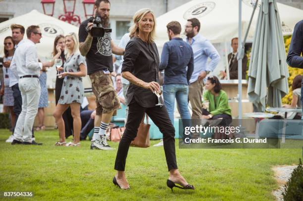 Claire Chazal attends the Jury photocall during the 10th Angouleme French-Speaking Film Festival on August 22, 2017 in Angouleme, France.