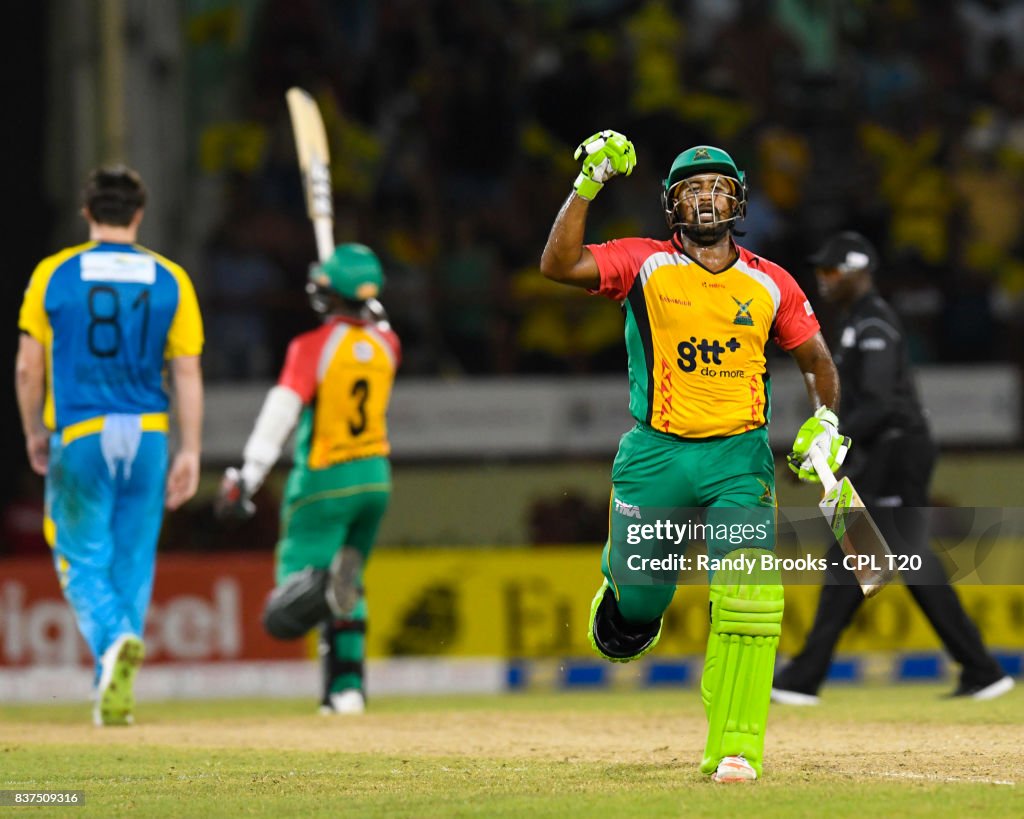 2017 Hero Caribbean Premier League - Guyana Amazon Warriors v St Lucia Stars