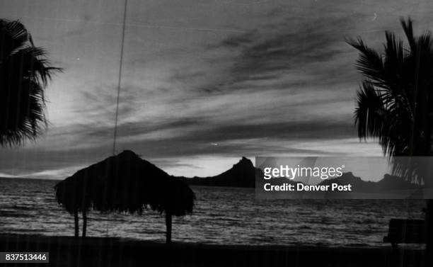 Seashore near Guaymas, Mexico, Provides Idyllic scene at sunset Credit: Denver Post