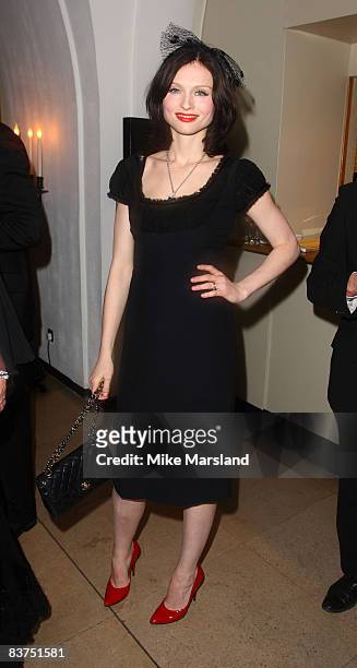 Singer Sophie Ellis-Bextor attends Chaos Point, in aid of NSPCC at the Banqueting House November 18, 2008 in London, England.