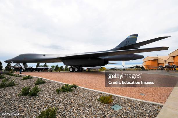 North America, USA, South Dakota, Box Elder, Ellsworth Air Force Base, Air & Space Museum, B-1B Lancer Bomber.
