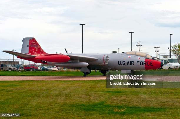 North America, USA, South Dakota, Box Elder, Ellsworth Air Force Base, Air & Space Museum, Martin B-57.