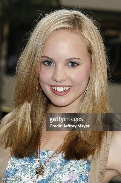 Meaghan Jette Martin attends "The Do Something Awards" The Pre-Party Of The 2008 Teen Choice Awards at Level 3 on August 2, 2008 in Hollywood,...