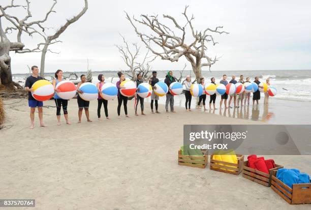 Contestants Chris Edom, Heather Pincelli, Nathalie Martin, Gill Morton, Scarlett Angelina, Janessa Morgan, Shermon Braithwaite, George Foreman IV,...