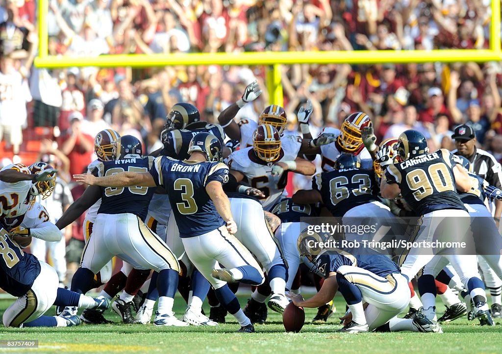 St. Louis Rams v Washington Redskins