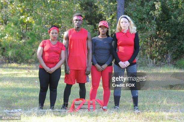 Nathalie, Shermon, Janessa and Alison in the "Cena does the Dishes episode of AMERICAN GRIT airing Sunday, June 18 on FOX.