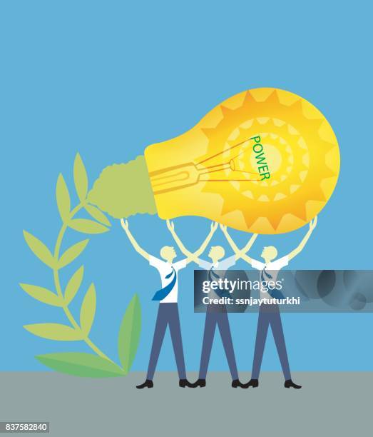 success, with power effort , - multiple targets concept stock illustrations