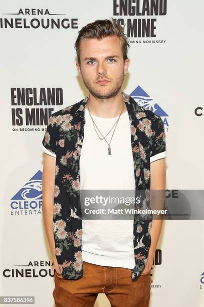 Actor Adam Lawrence attends the screening of "England Is Mine" at The Montalban on August 22, 2017 in Hollywood, California.