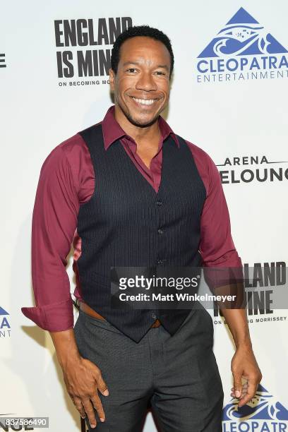 Rico E. Anderson attends the screening of "England Is Mine" at The Montalban on August 22, 2017 in Hollywood, California.