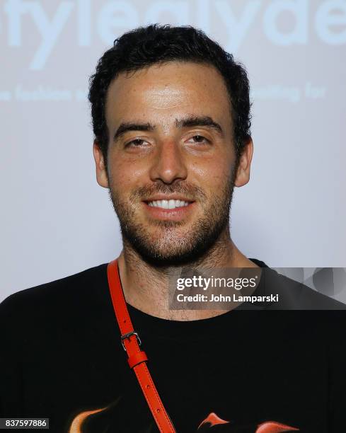 Logan Horne attends StyleGlyde App launch at Tumblr HQ on August 22, 2017 in New York City.