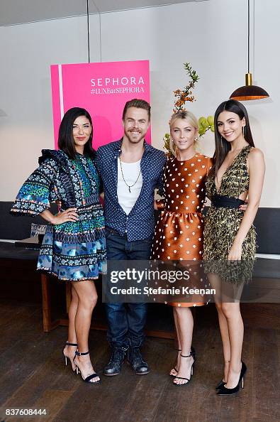 Jessica Szohr, Derek Hough, Julianne Hough and Victoria Justice... News