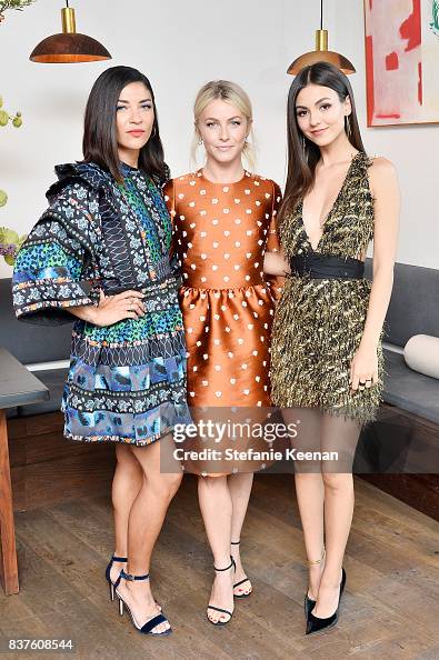 Jessica Szohr, Julianne Hough and Victoria Justice attend Nina Dobrev