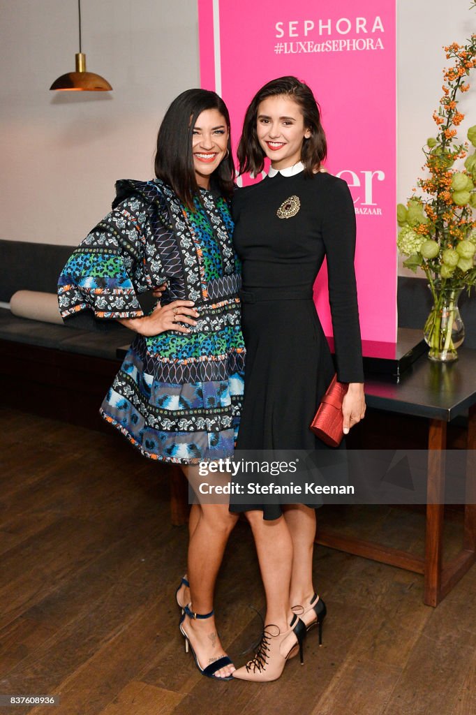 Nina Dobrev and Jessica Szohr attend Nina Dobrev celebrates the... News