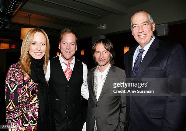 Co-chairman of 20th Century FOX Television Gary Walden, actor Kiefer Sutherland, actor Robert Carlyle and co-chairman of 20th Century FOX Television...