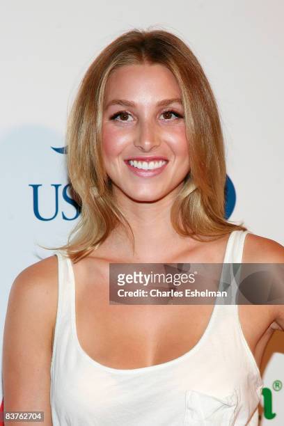 Actress Whitney Port attends the US Open USTA/Heineken Premium Light Players Party at the Empire Hotel on August 22, 2008 in New York City.