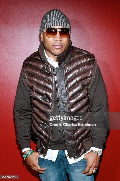 Recording artist LL Cool J attends the sixth annual "Wrap to Rap" hosted by New Yorkers For Children to benefit children in foster care at Empire...