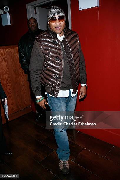 Recording artist LL Cool J attends the sixth annual "Wrap to Rap" hosted by New Yorkers For Children to benefit children in foster care at Empire...