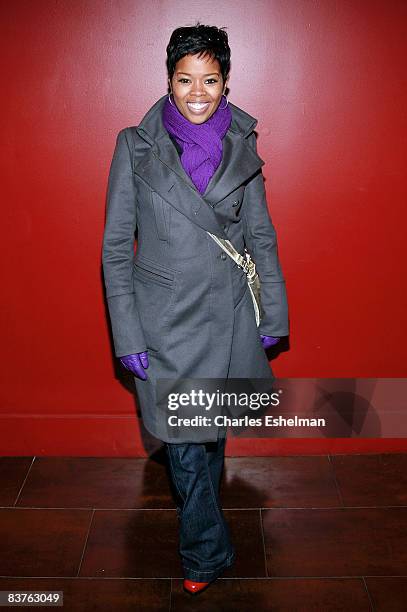Actress Malinda Williams attends the sixth annual "Wrap to Rap" hosted by New Yorkers For Children to benefit children in foster care at Empire Hotel...
