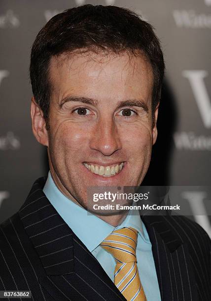 Anton Du Beke sign copies of 'Anton's Dance Class'at Waterstone's on November 20, 2008 in London, England.