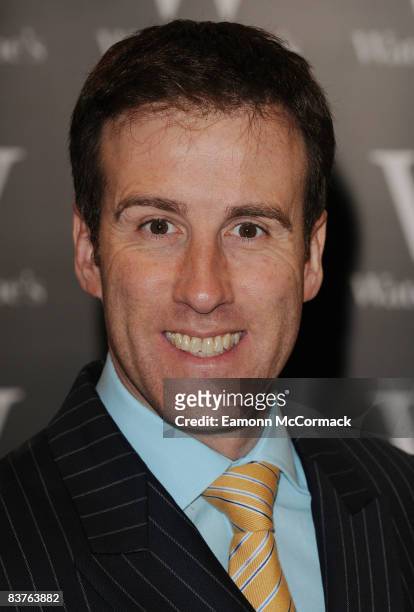 Anton Du Beke sign copies of 'Anton's Dance Class'at Waterstone's on November 20, 2008 in London, England.