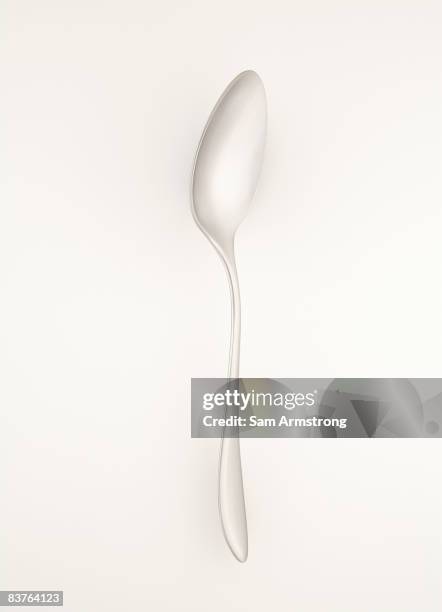 classic spoon. - theelepel stockfoto's en -beelden