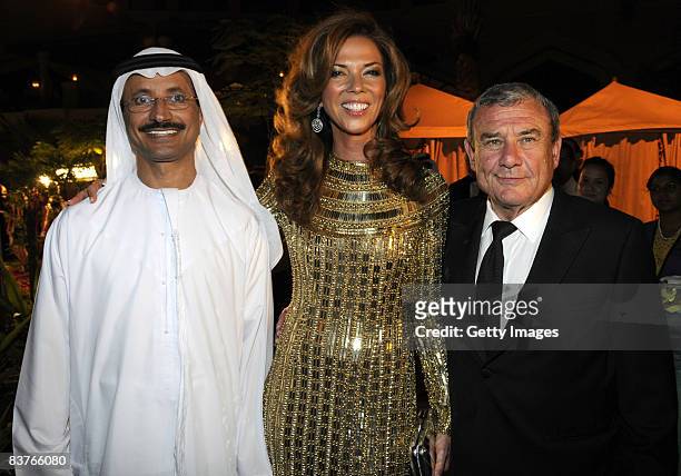 His Excellency Sultan Ahmed Bin Sulayem, Chairman and CEO of Nakheel, Heather Kerzner and Sol Kerzner, Chairman and CEO of Kerzner International...